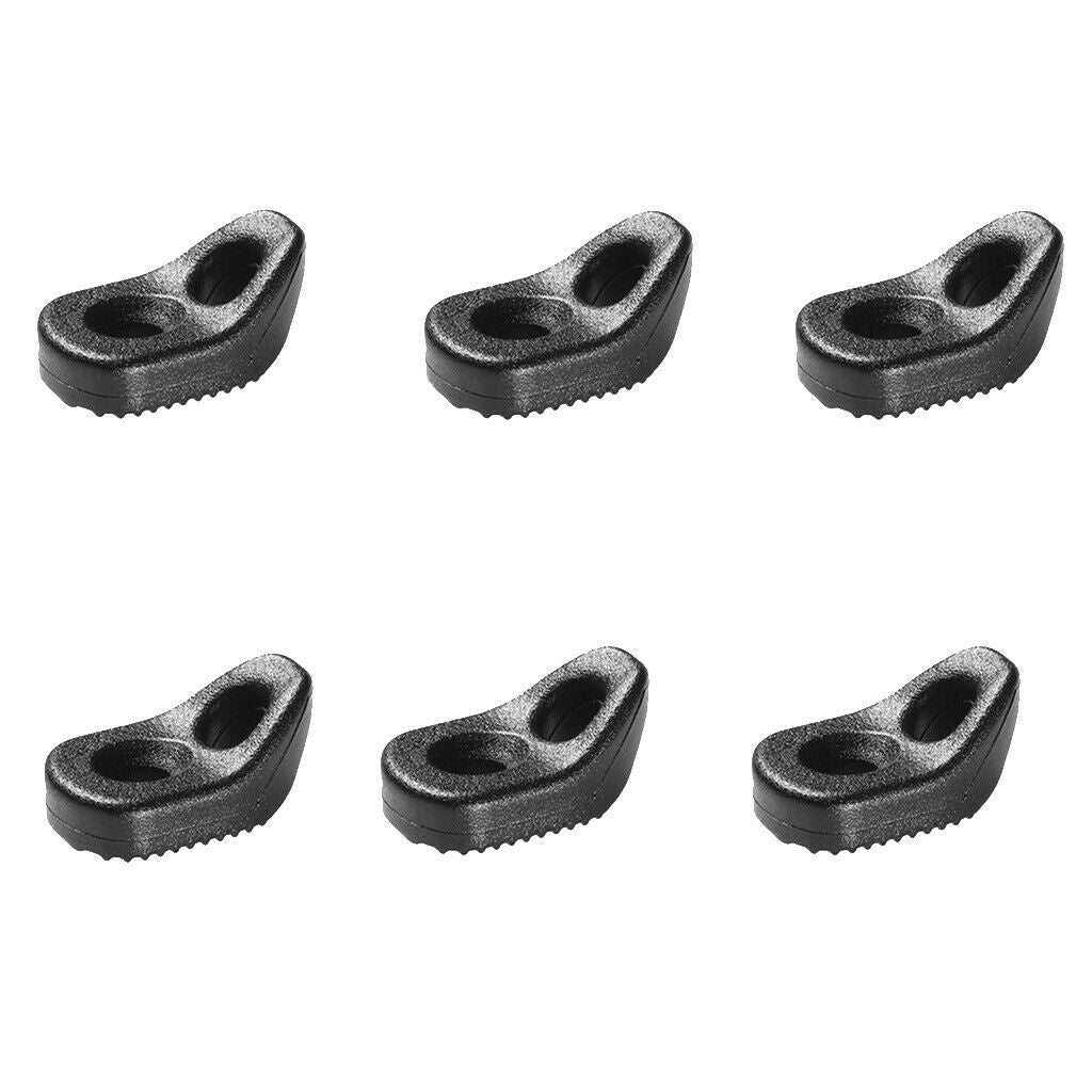 6pcs Kayak Canoe Nylon Single Eyelet Tie down Loop Safety Deck Fitting