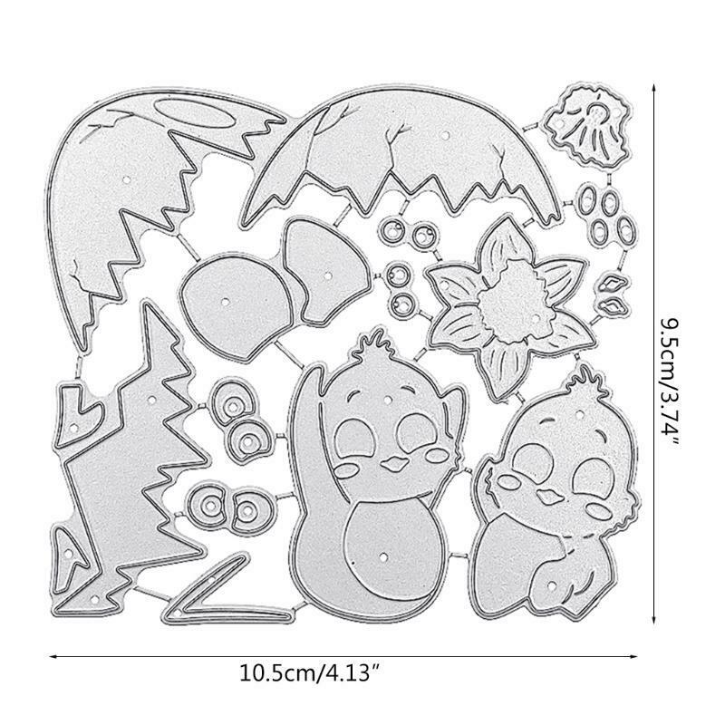 Chick Metal Cutting Dies Stencil Scrapbooking DIY Album Stamp Paper Card Mold