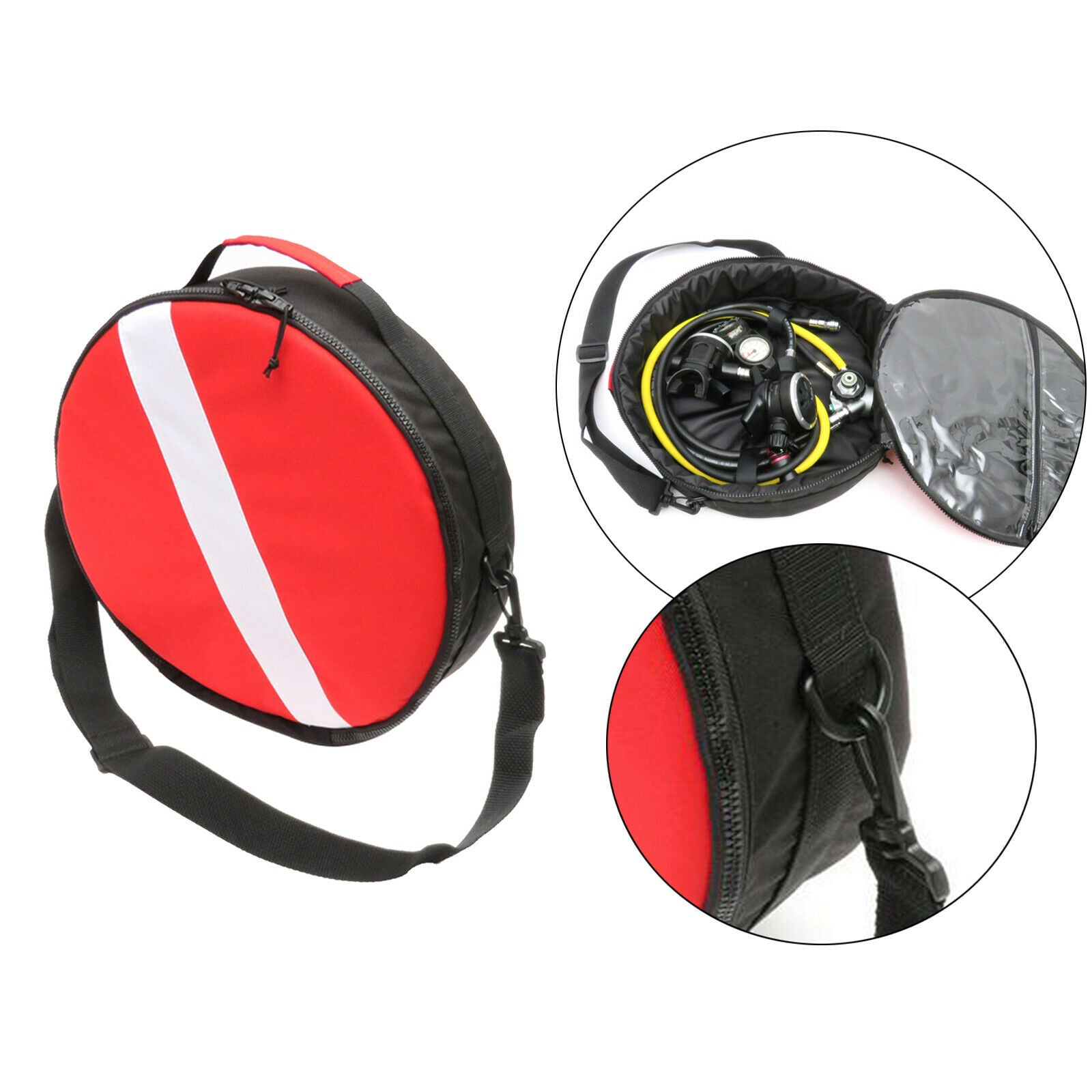 Professional Scuba Diving Regulator Gear Protective Bag w/ Shoulder Strap