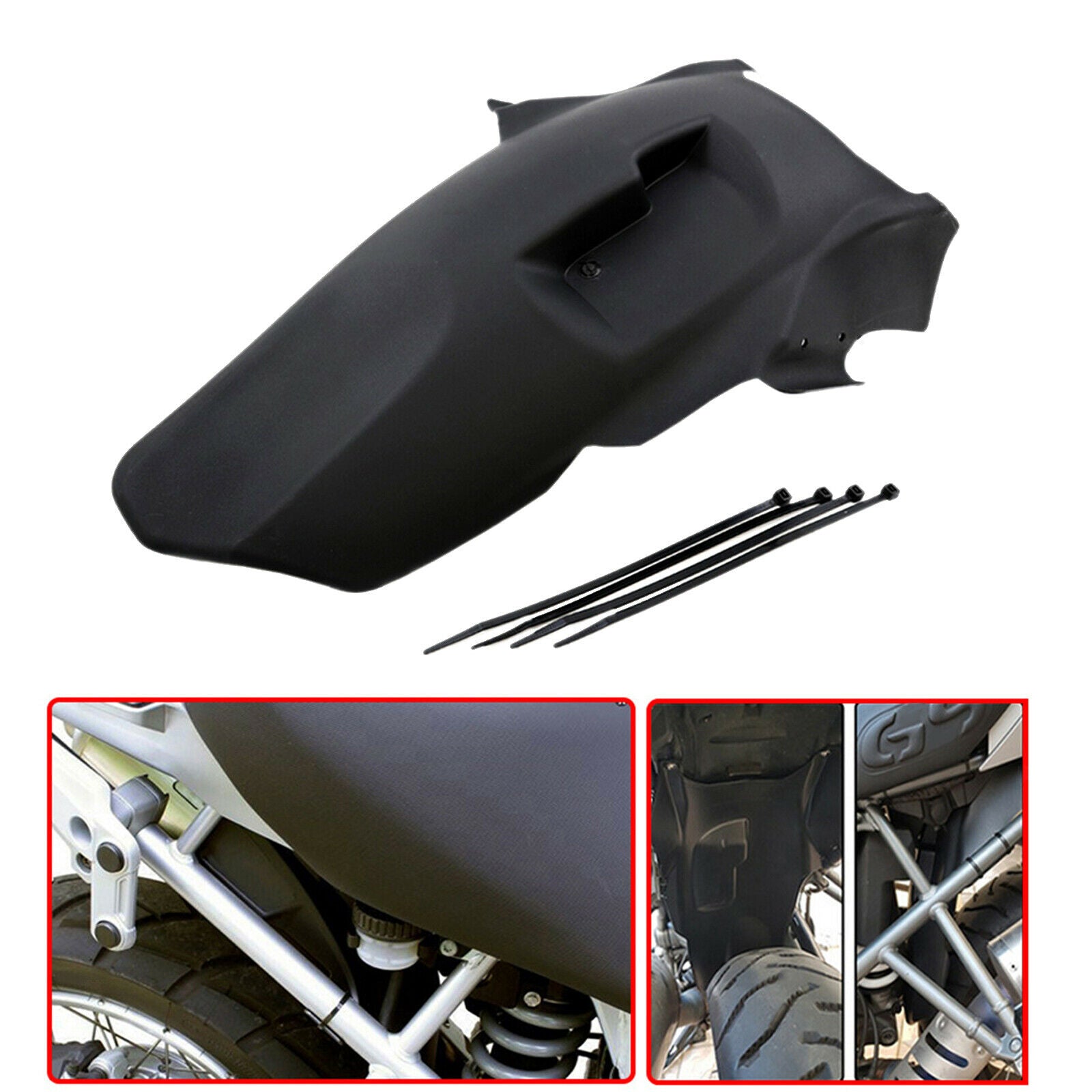 Motorcycle Rear Fender Mudguard for BMW R1200GS 2008 2009 2010 2011 2012