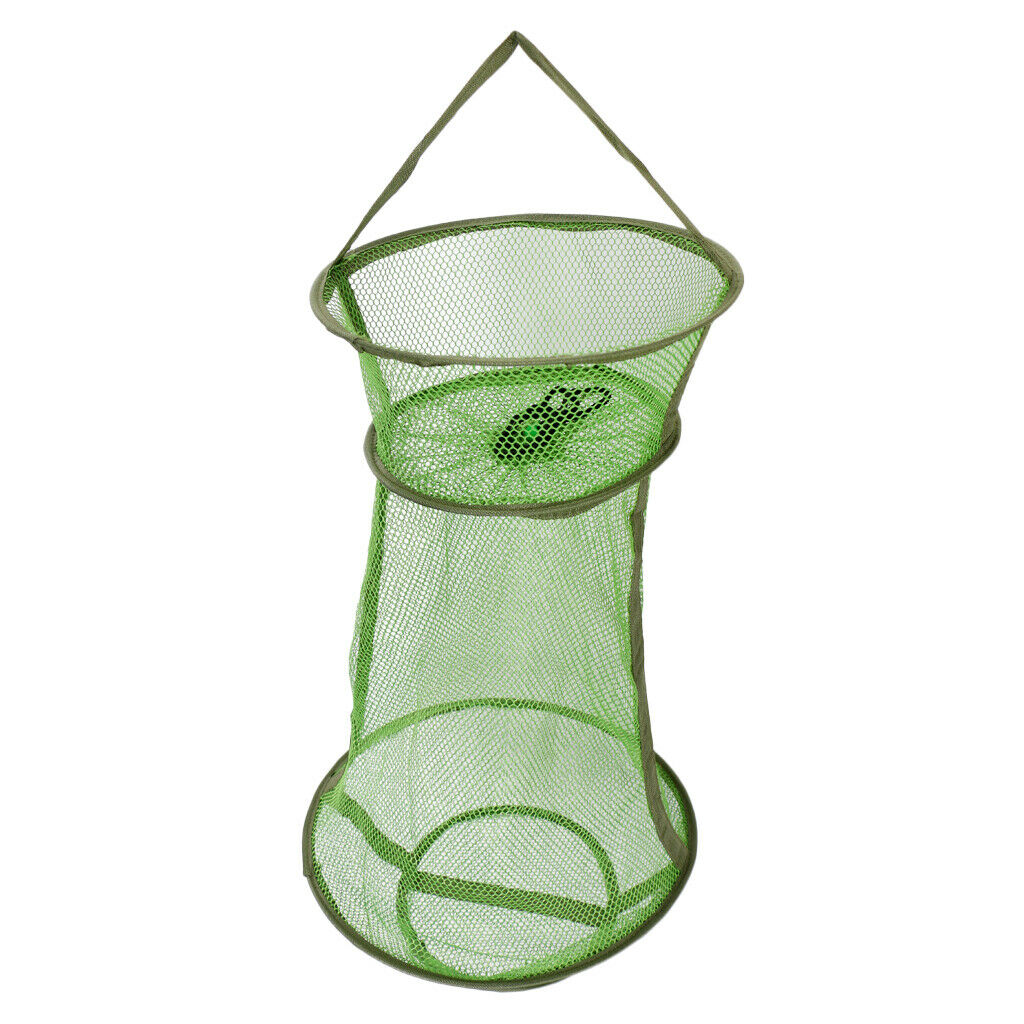 Fish Shrimp Minnow Cage Fishing Bait Trap Cast Dip Net Cage Fish Basket