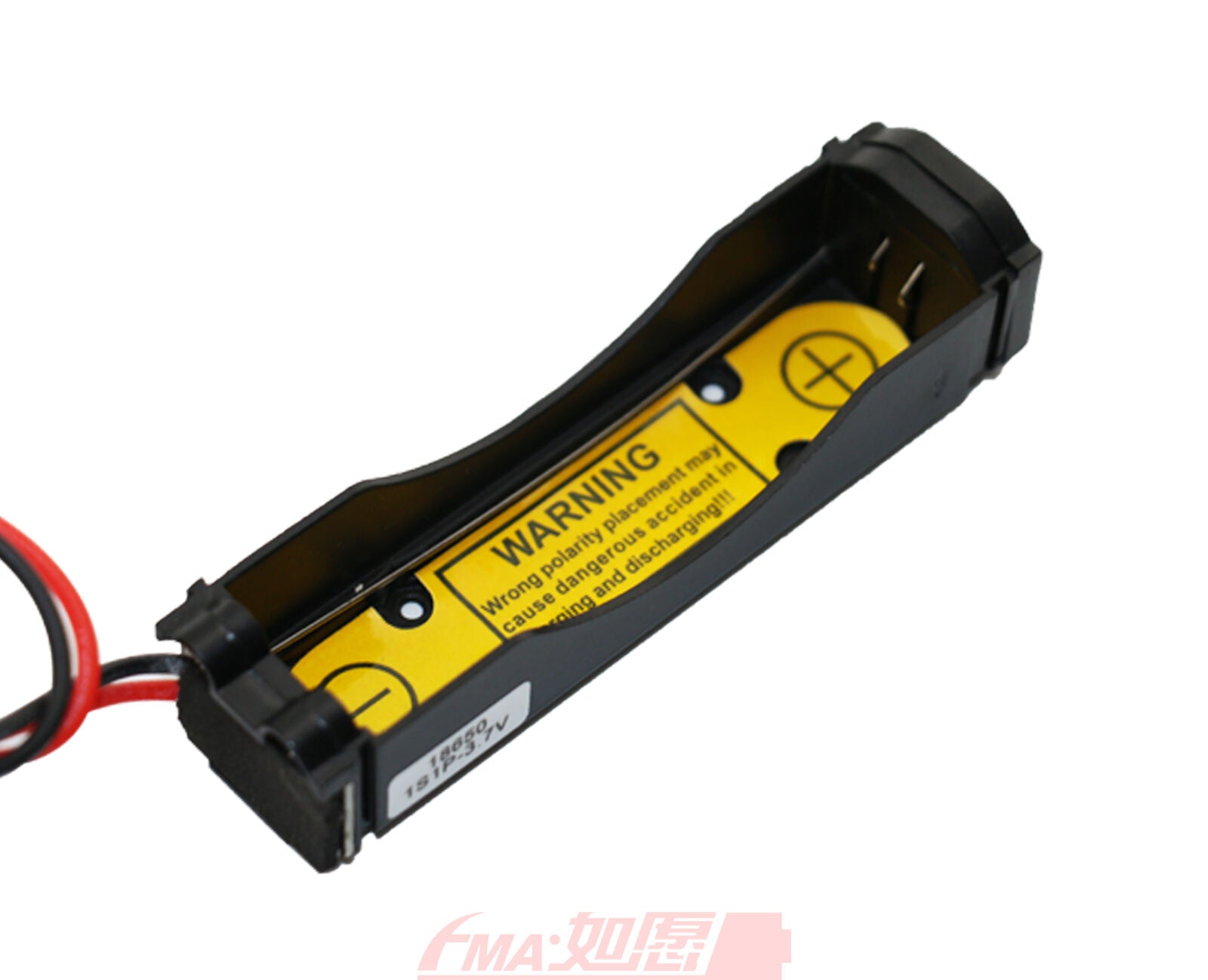 2Pcs 3.6V 3.7V Li-ion 18650 Battery Holder Case 1S1P PCM Inside output:3-4.2V