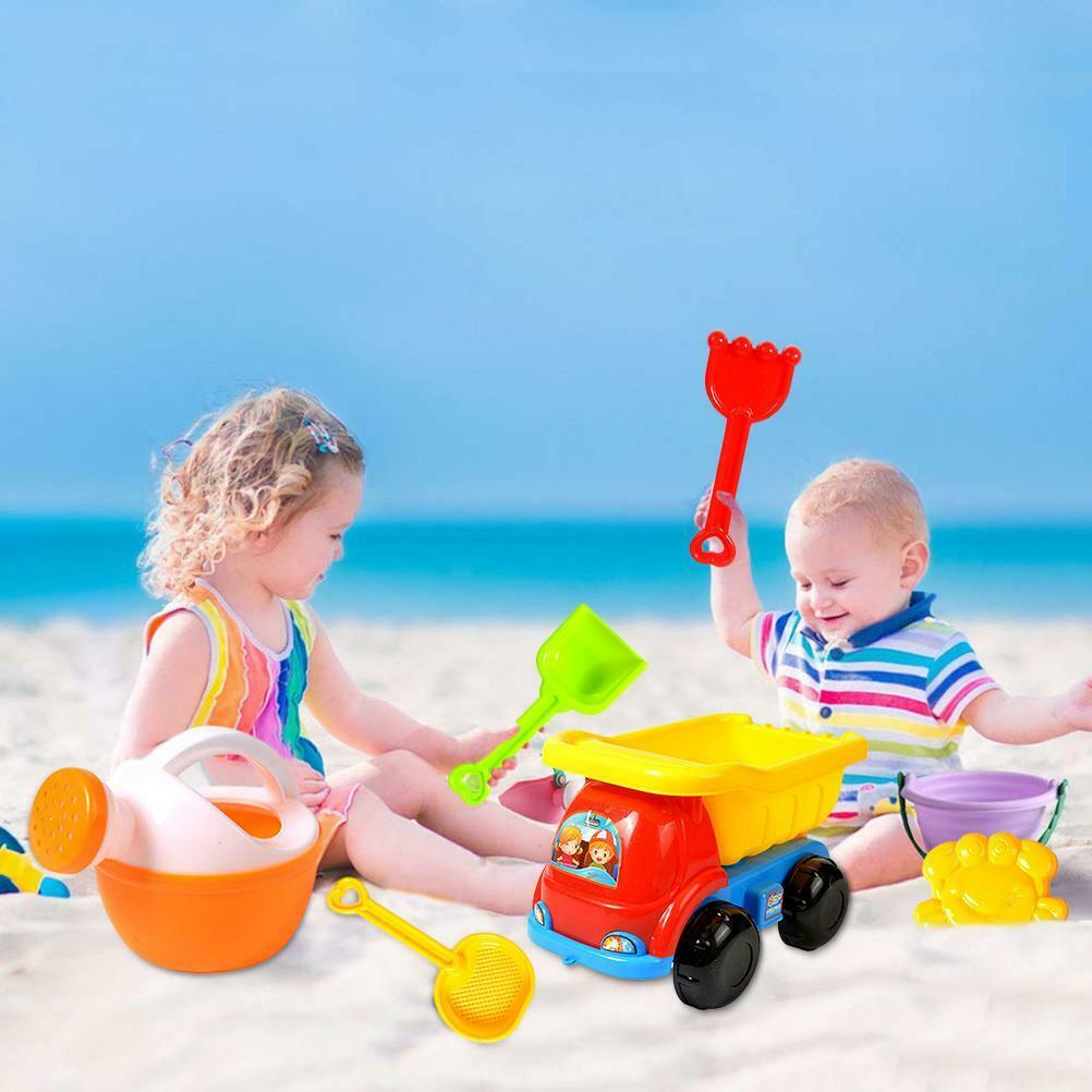 11Pcs Sand Sandbeach Kids Beach Toys Bucket Spade Shovel Rake Water Tools