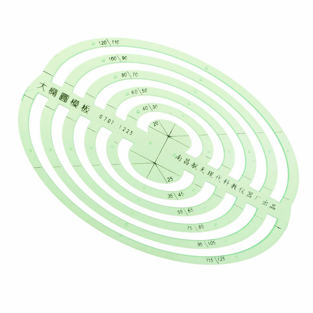 1pcs Plastic Drawing Templates Ruler Stencil For Kids Drawing Stationery - Large