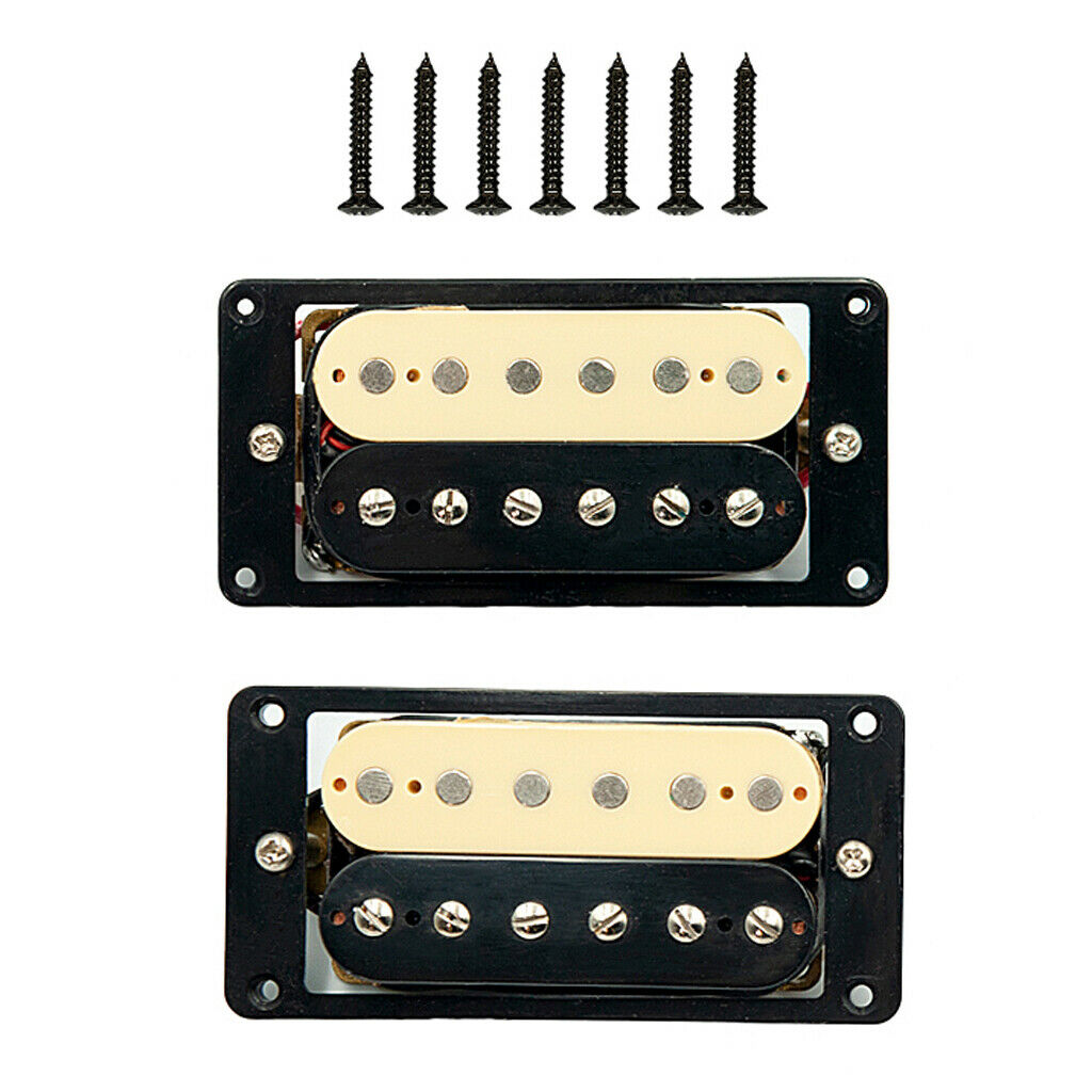 Neck Pickup Ceramic Magnets Golden Plated \ U0026 Cover For Electric Guitar