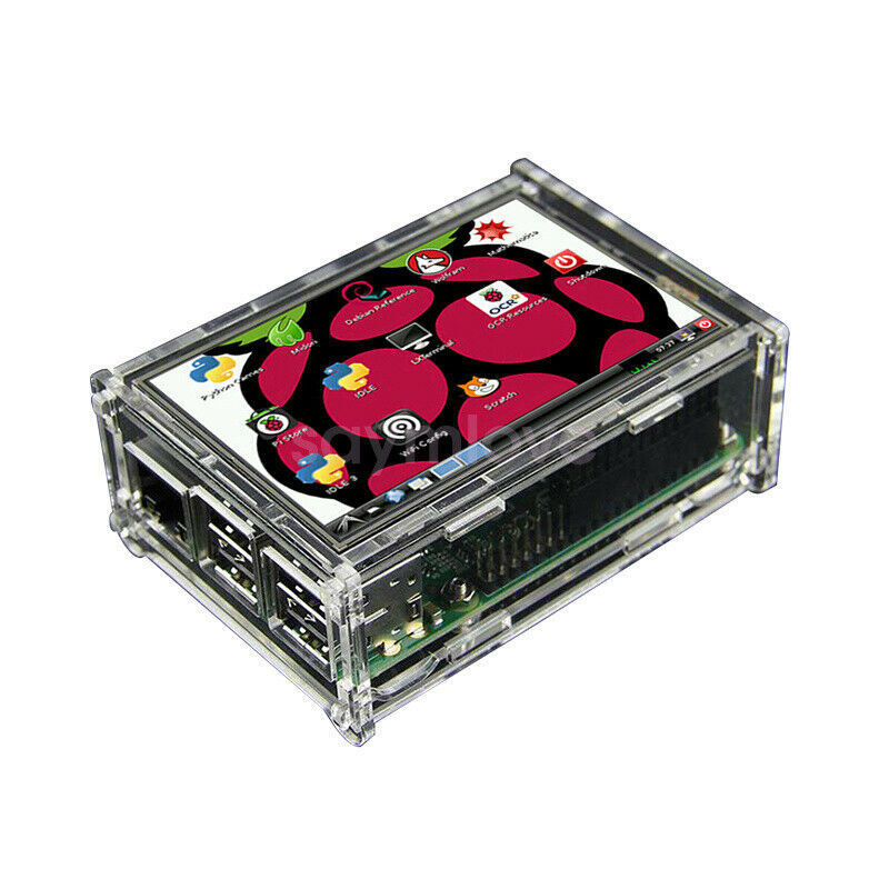 3.5" TFT LCD Touch Screen 320*480 Display Board w/ Case For Raspberry Pi 3 B+