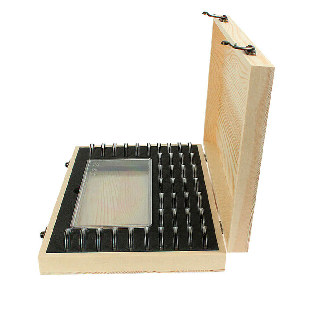 Storage box for wooden coins Storage box for certified coins
