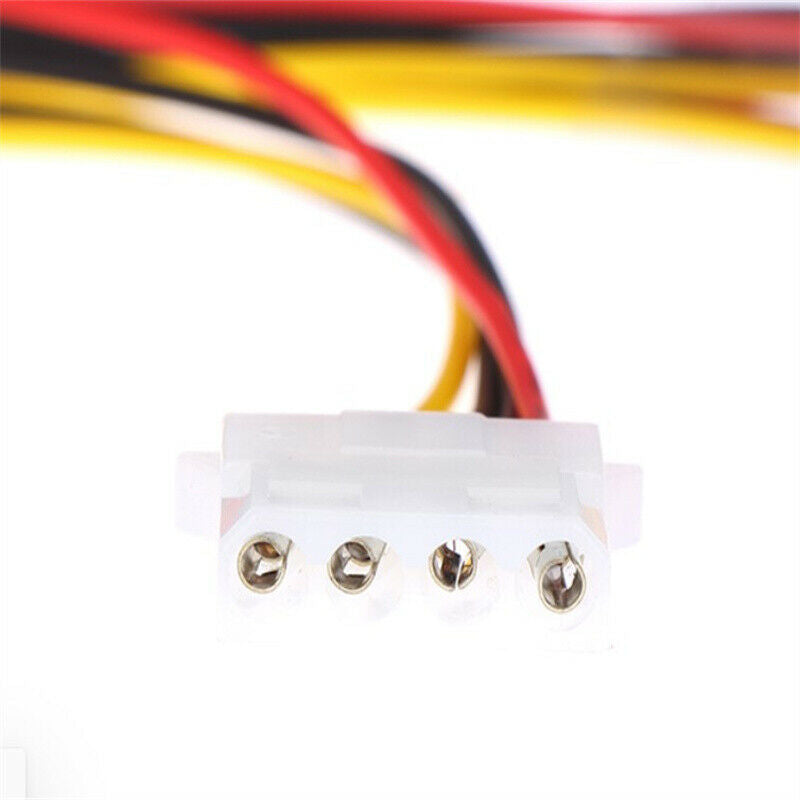 4 Pin IDE 1-to-3 Molex IDE Female Power Supply Splitter Exentsion Adapter Ca DF