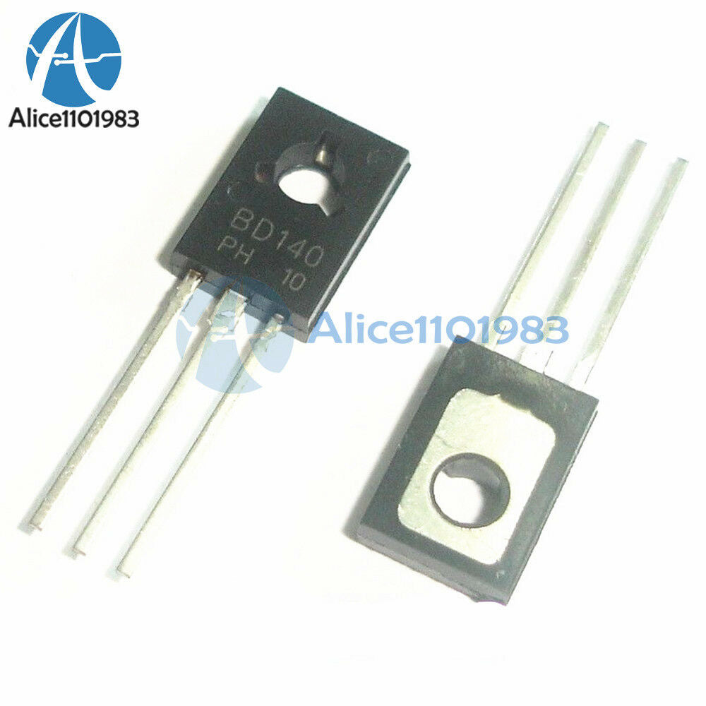 10PCS BD140 TO-126 PNP 80V 1.5A Power Transistors AL