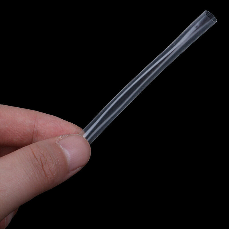 150Pcs Clear 100mm 2:1 Heat Shrink Tubing Polyolefin Transparent Tube S WF