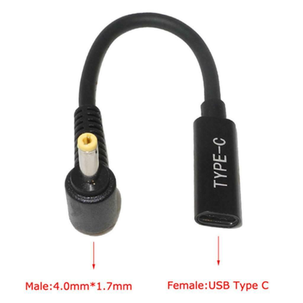Type-C Female To Male Plug Elbow With PD Chip Short Line Interface Adapter