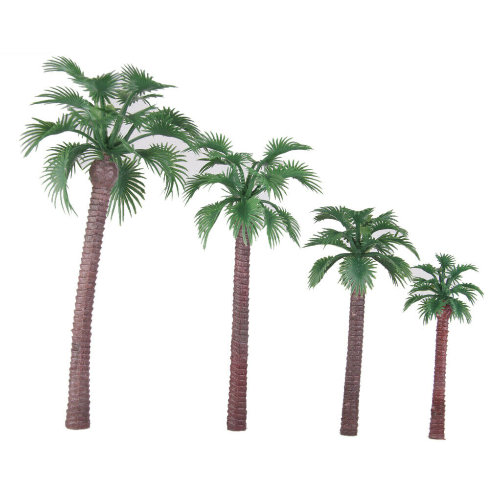 12pcs Grave Railroad Tree Landscape Palm Game Trees
