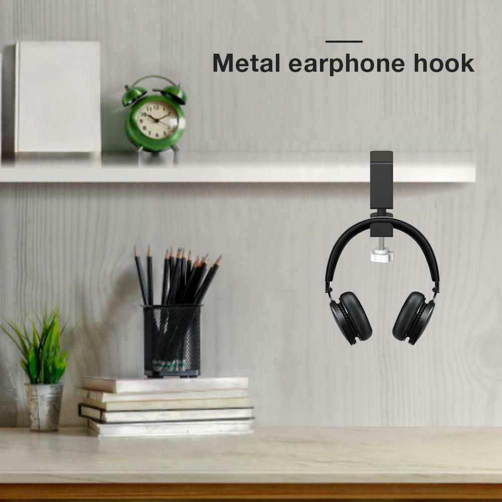 Adjustable Foldable Headphone Hanger Universal Aluminum Alloy Headset Holder