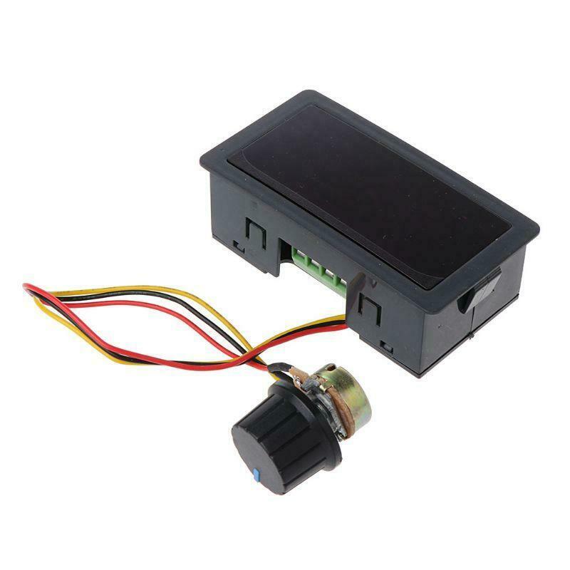 DC 6-30V 12V 24V 15A Max PWM Motor Speed Controller With Digital Display