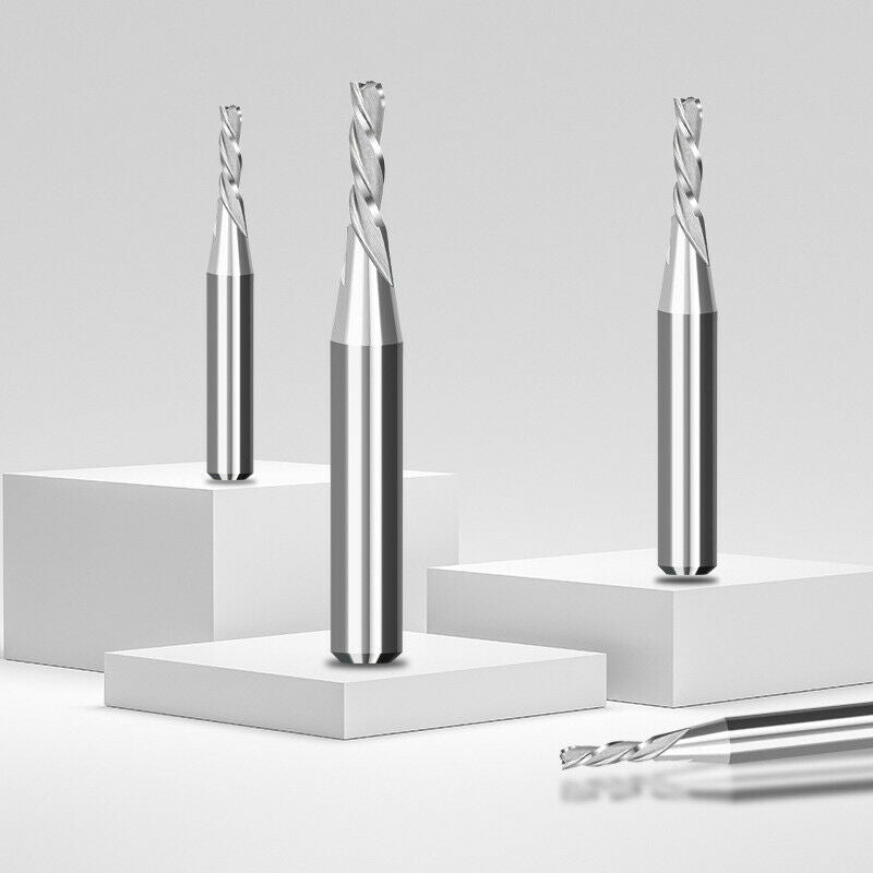 6.35Mm Shank 3-Slot Compression Milling Cutter Spiral Carbide Milling Cutter