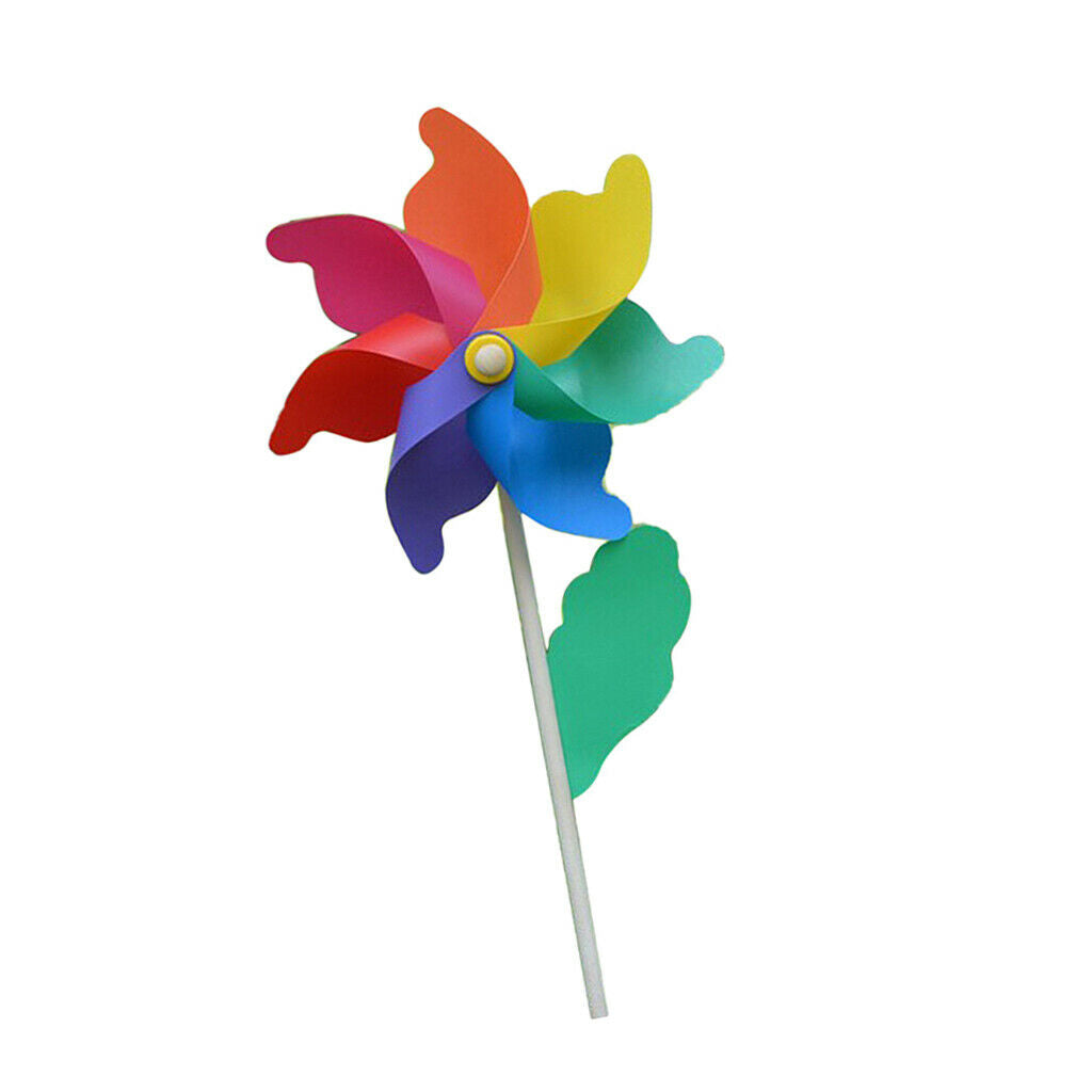 2X 56cm Height Windmills Wind Spinner Outdoor Lawn Field Yard Park Ornament