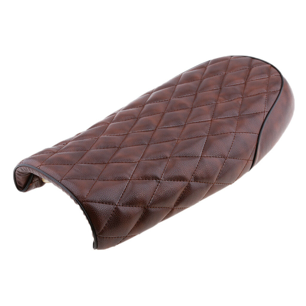 Brown Flat Brat Cafe Racer Seat  Fit Suzuki GN125 GN400 GR650 GS GT