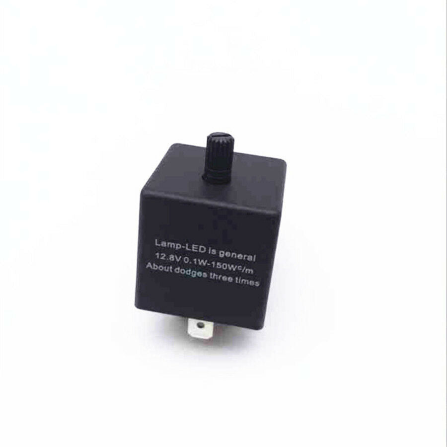 12V 3 Pin Waterproof Electronic LED Flasher Relay for Car Turn Signal Light 150W