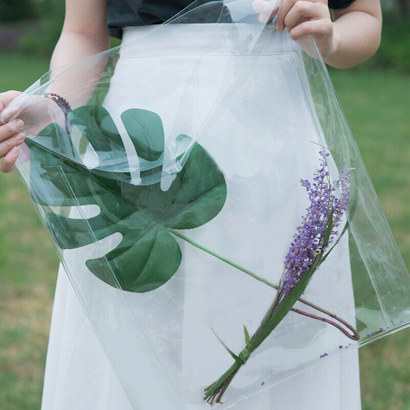 Clear Tote Bag PVC Transparent Handbag Shoulder Shopper Travel Makeup Bag