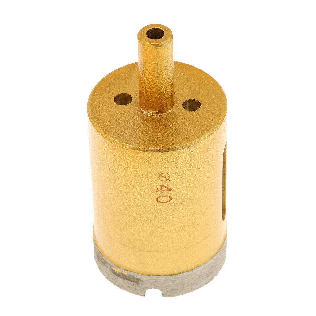 1x 40mm Diamond Holesaw Drill Bit Tile Porcelain Glass Marble Ceramic Cutter