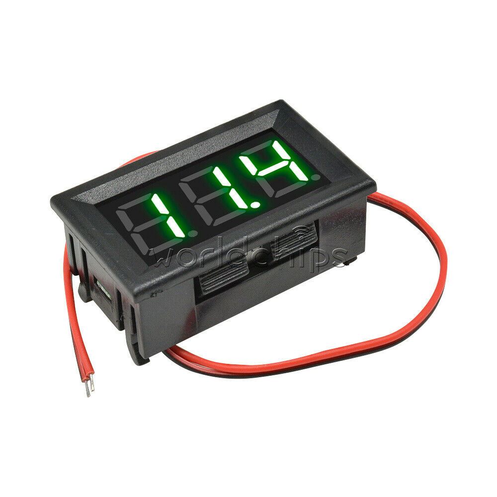 0.56" Inch Mini Voltmeter AC 70-500V Digital Green LED Voltage Panel Volt Meter