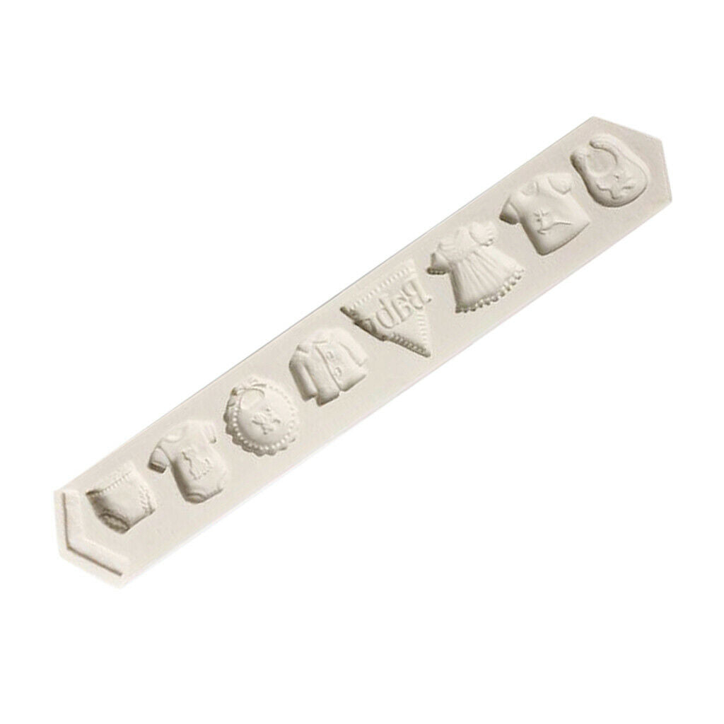 Baby Clothes Silicone Cake Mold Fondant