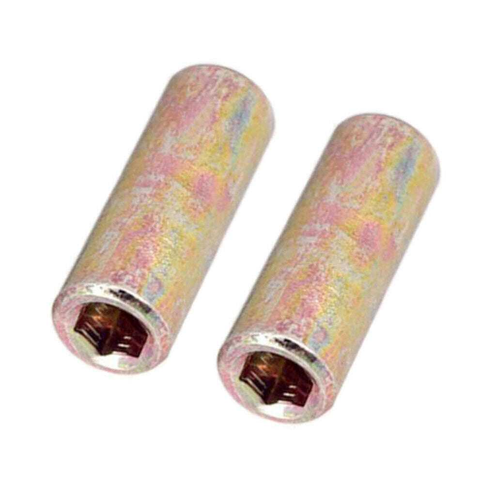 Lovoski 2 Pcs Guitar  Rod Buckle Electric Guitar Bass Replacement 9mm