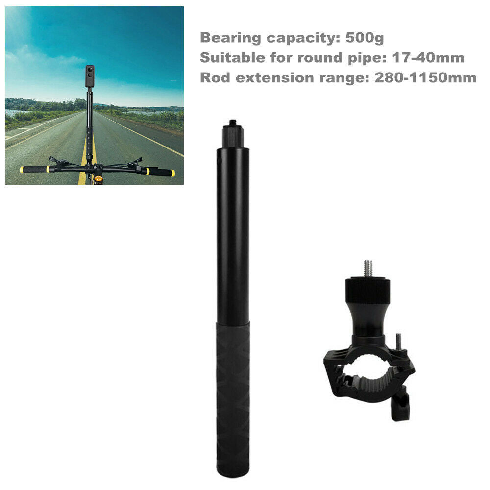 Cycling Handlebar Mounts Extension Bracket Adapter Base Alloy For Phone Camera