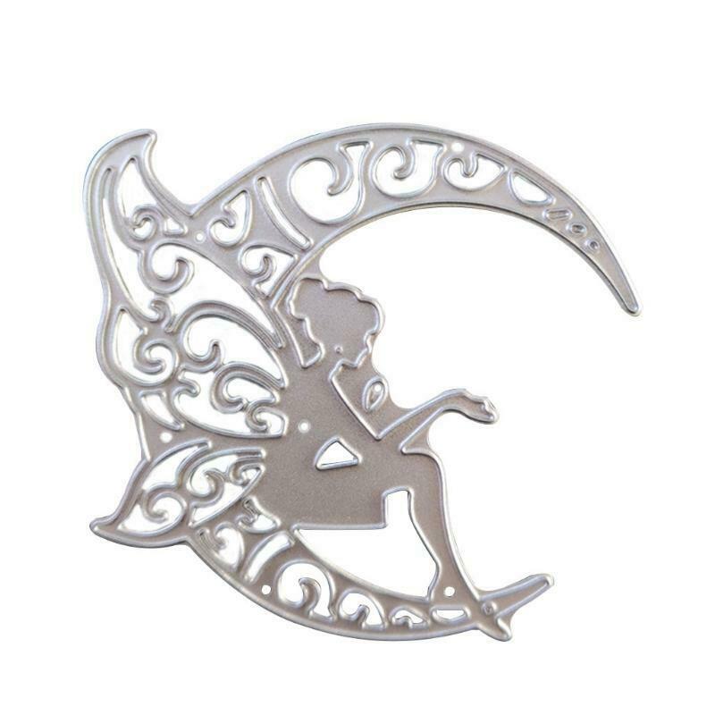 Moon Fairy Metal Cutting Dies Stencil Scrapbooking DIY Album Stamp Paper Emboss