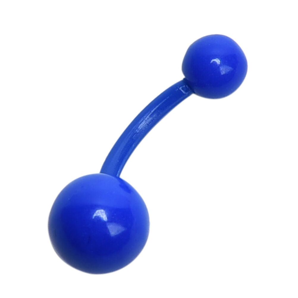 12pcs Flexible Navel Bar Barbell Rings Mixed Belly Button Piercing BodyJ Tt