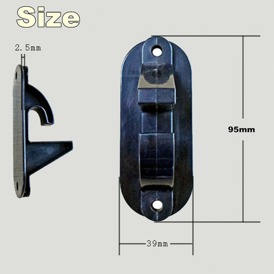 10PCS Universal Wheel Hook Wall Display Hook High Strength Alloy ABS Material