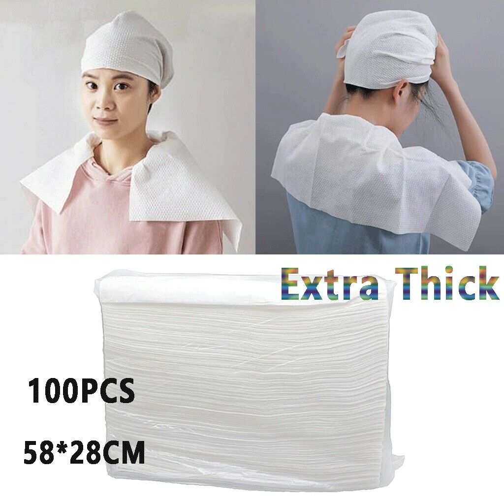 100Pcs Hairdressing Disposable Towels Hair Salon Tanning Hand Paper Towels