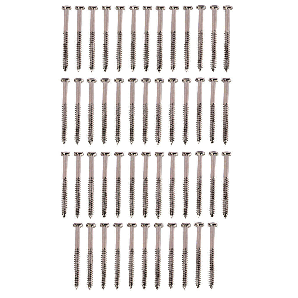 50pcs Bass Guitar Pickup Mounting Screw for PB JB P90 Pickup Replacements