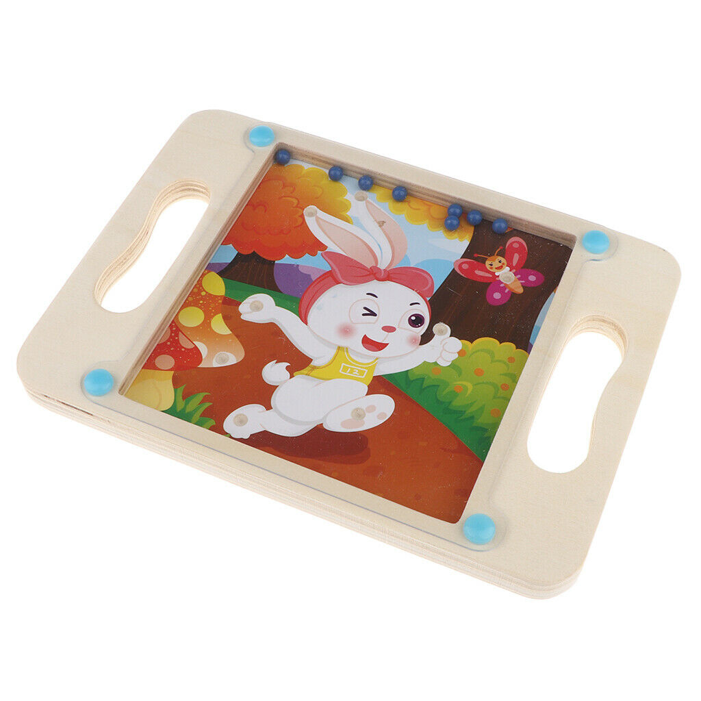 Kids Balance Ball Maze Board, Hand Held Balance Ability Game Puzzle Educational