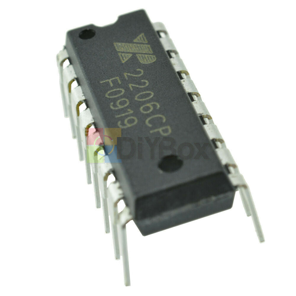 5PCS XR2206CP 2206CP Monolithic Function Generator IC EXAR DIP-16