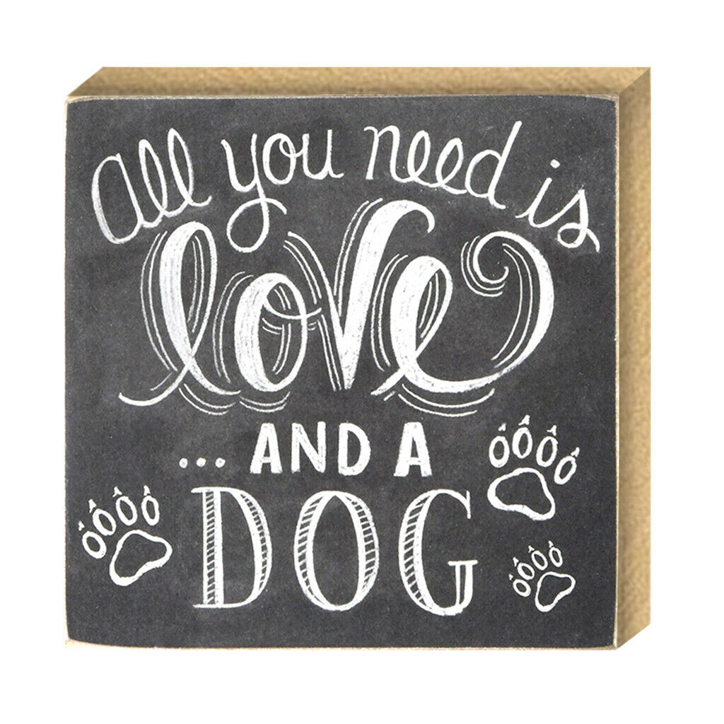 Wooden Stand LOVE DOG Wedding Photo Board Plaque Sign Venue Decoration