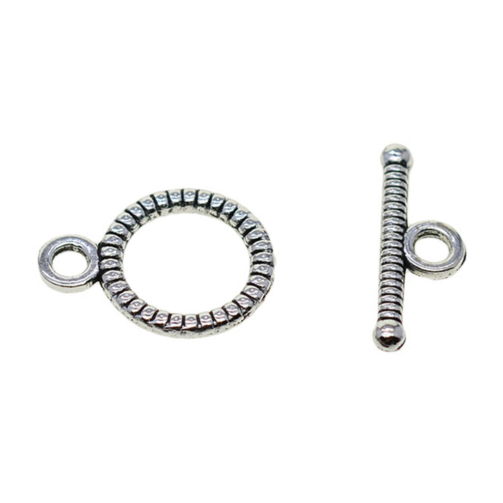 100x Carved OT Toggle Clasps Fashion Jewelry Making Connector End Clasp