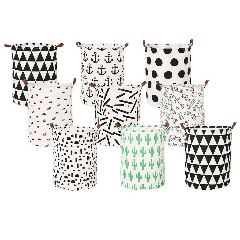Nordic Style Nursery Toys Basket Free Standing Hamper Laundry Bin Mountain