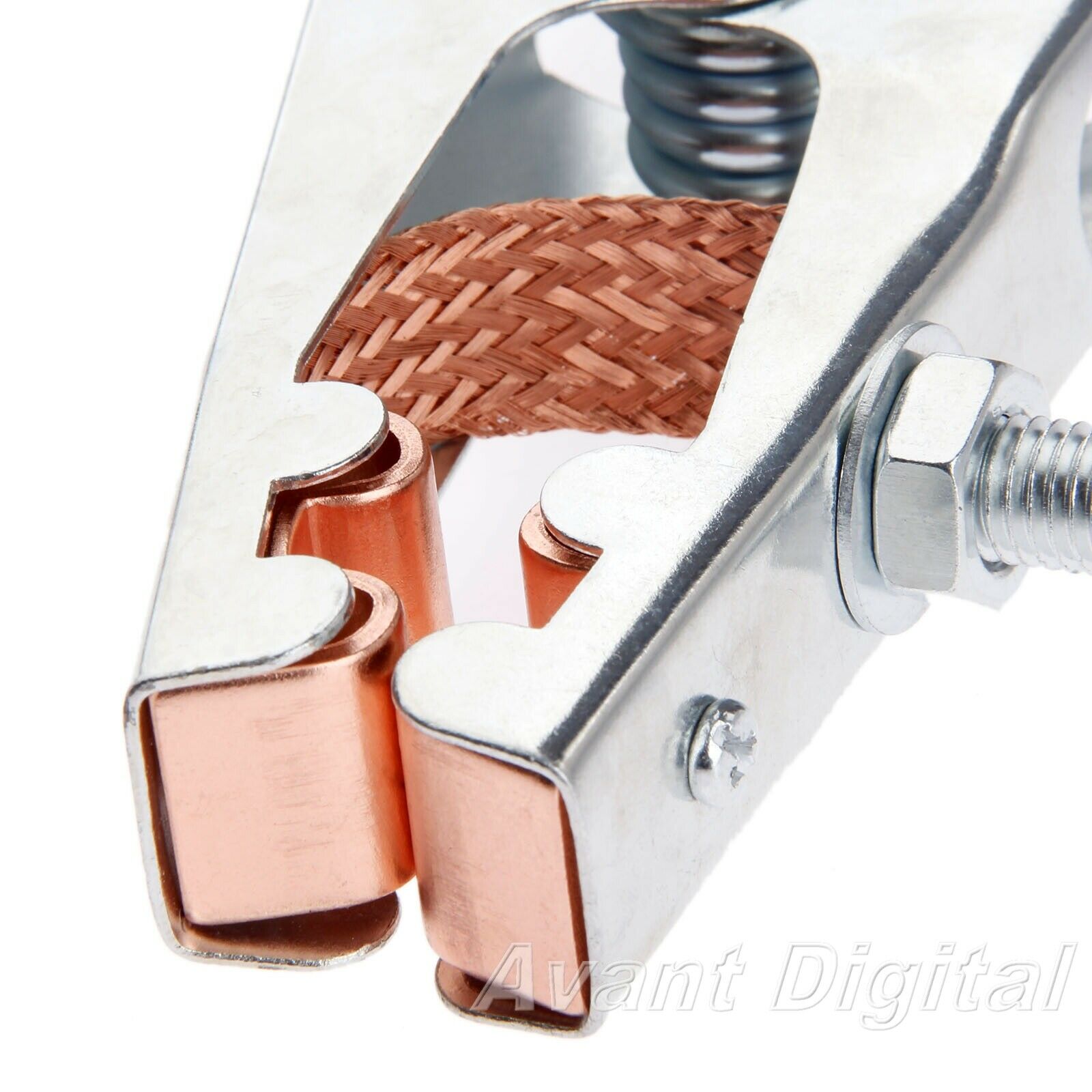Steel Copper 500Amp Welding Earth Ground Clamp For MMA Stick Clip Length 23cm