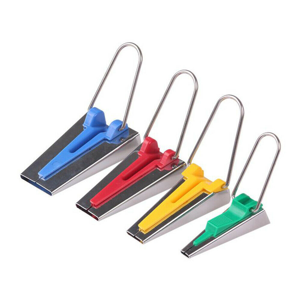 4 Sizes Fabric Bias Tape Maker Tool Sewing Quilting 6mm 12mm 18mm 25mm Set DIY