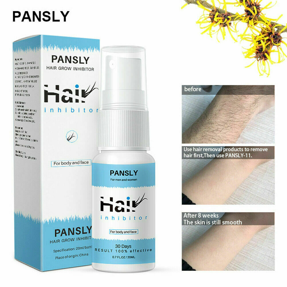 Spray Away - Hair Growth Inhibitor Removal Spray Painless Remove Hair Body Care.
