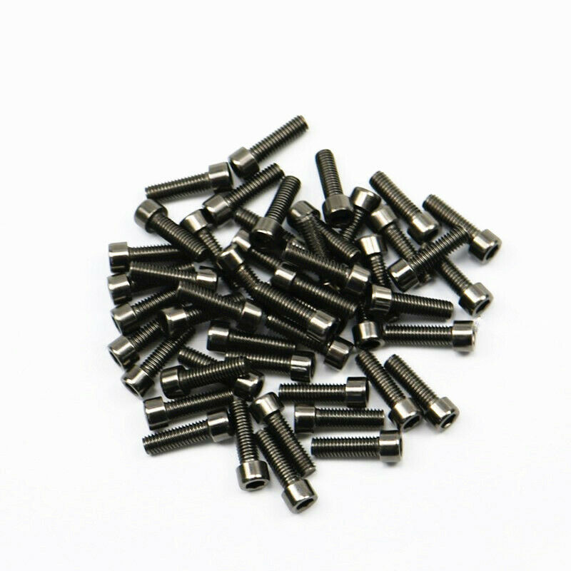 M6 50 pcs Titanium Fairing Body Top Hexagon Inner Hexangular Bolts Screw Motors