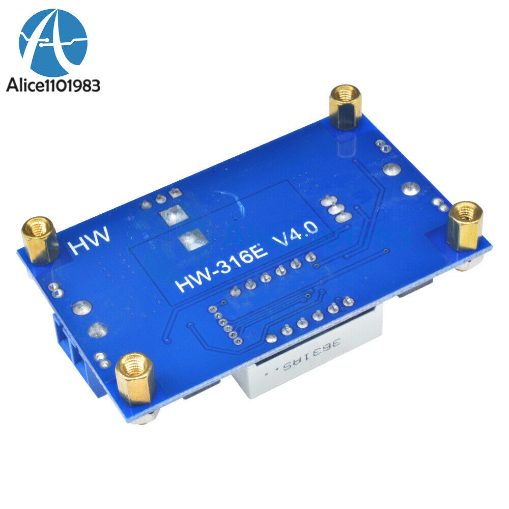 2PCS 5A Adjustable Power CC/CV Step-down Charge Module LED Driver With Voltmeter