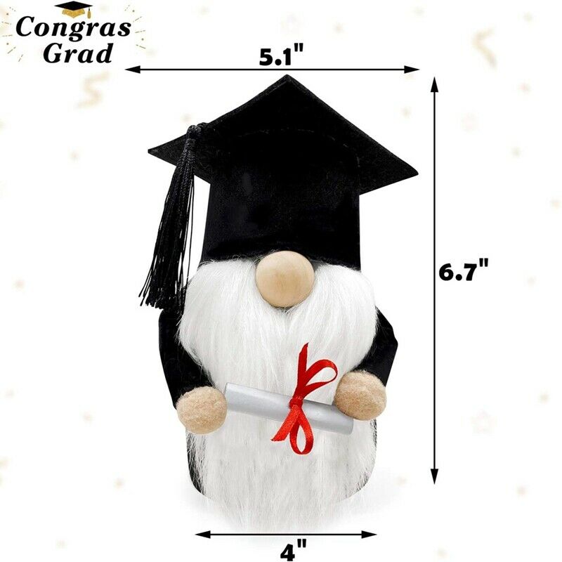 Graduation Gnomes Plush Grad Swedish Tomte Nisse Plush Gnome for Graduation F4R8