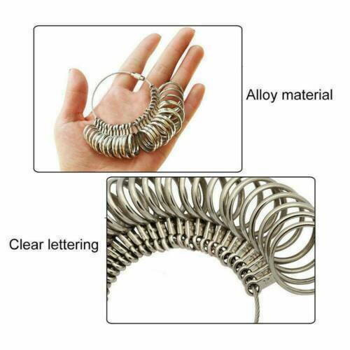 Ring Sizer Finger Measure For Men Women UK / EU Sizes A - Z +6 Gauge Official UK
