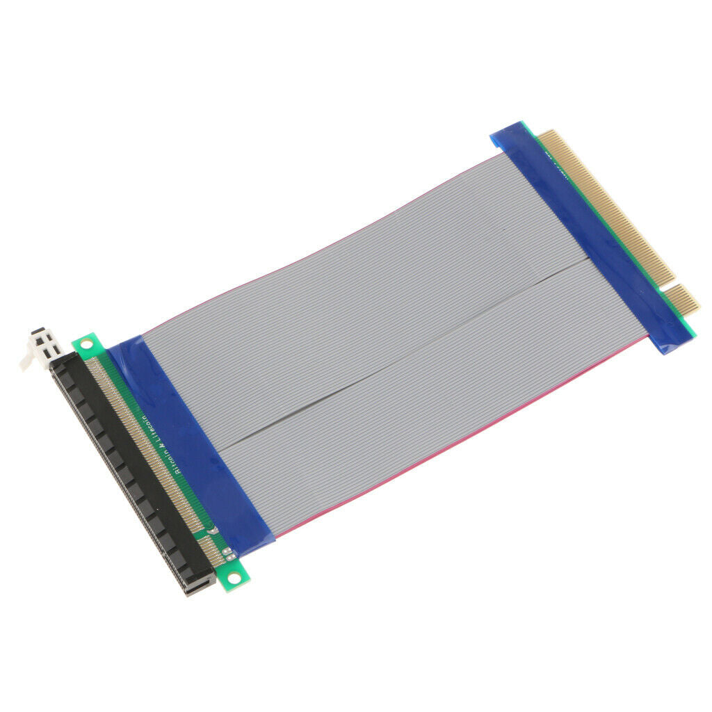 PCI-Express PCIe 16X Slot Riser Card Ribbon Extension 19cm Cable