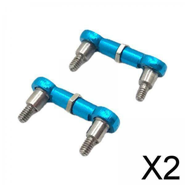 2X 2x Steering Linkage Pull Rod Adjustable for Wltoys K969 K979 Replaces Blue