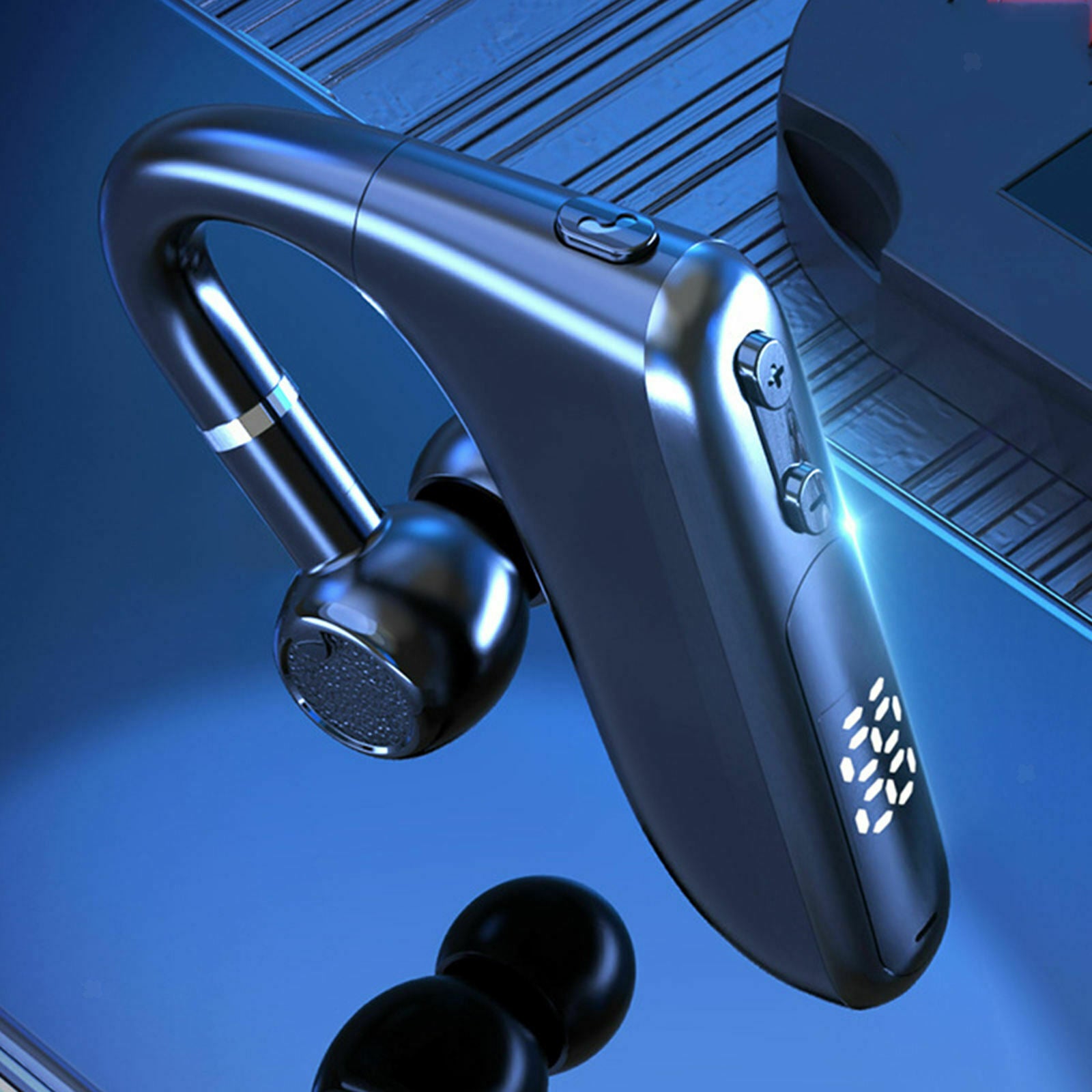 Wireless Headset Noise Cancelling with Built-in Mic Earphones for Driving