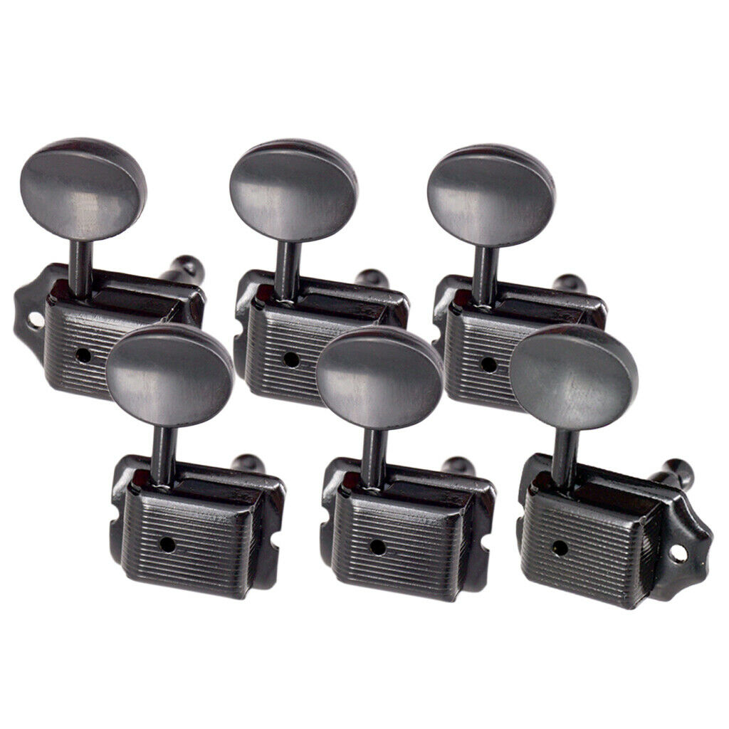 6Pc Machine Heads String Locking Key Tuner Tuning Peg For Electric Guitar 6R