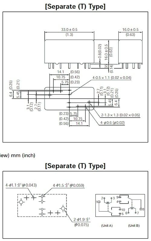 [1pcs] EN2-N9 Relay 12VDC 35A Coil 125 Ohm THT